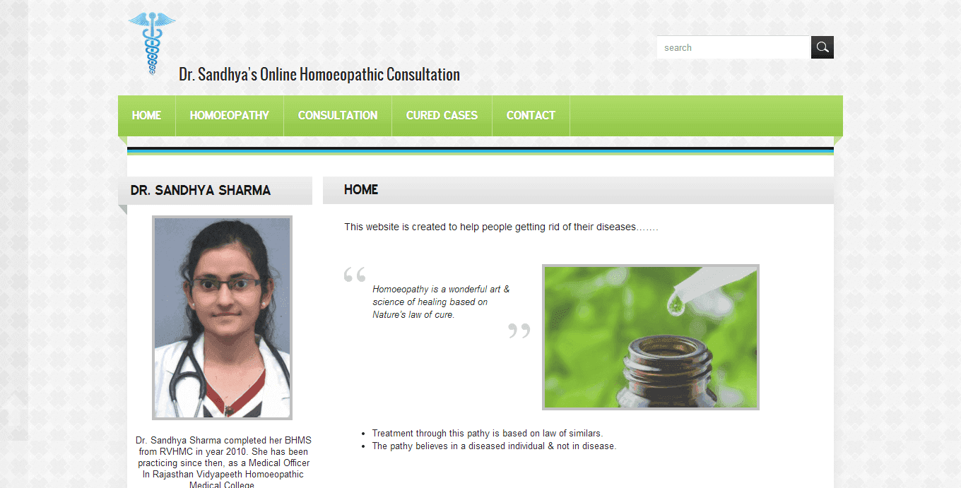 Dr. Sandhya’s Online Homeopathic Consultation Img